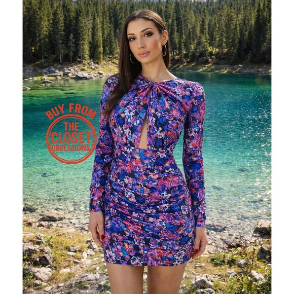 ZARA BLOGGER FAVE!!! Cut Out Mini Dress NWT - Picture 7 of 16